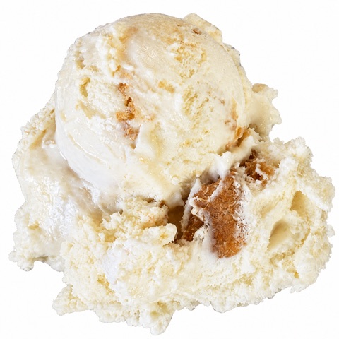 Banana Pudding ice cream scoop