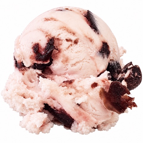 Black Cherry ice cream scoop