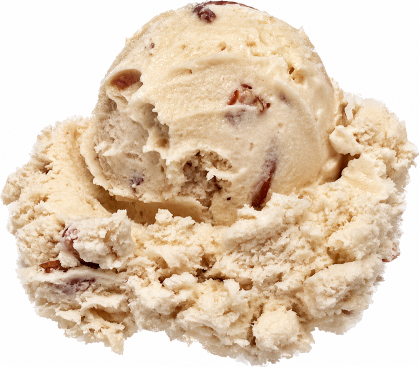 Butter Pecan ice cream scoop