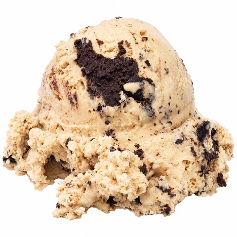 Cappuccino Crunch ice cream scoop
