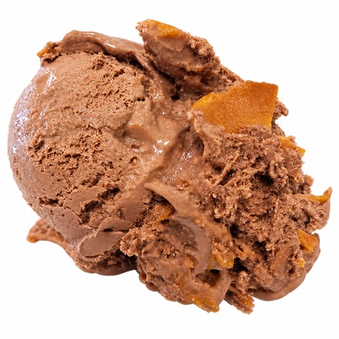 Chocolate Peanut Butter ice cream scoop