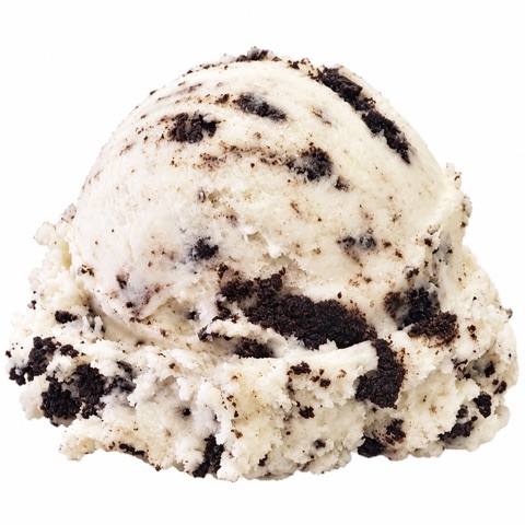 Cookies & Cream ice cream scoop