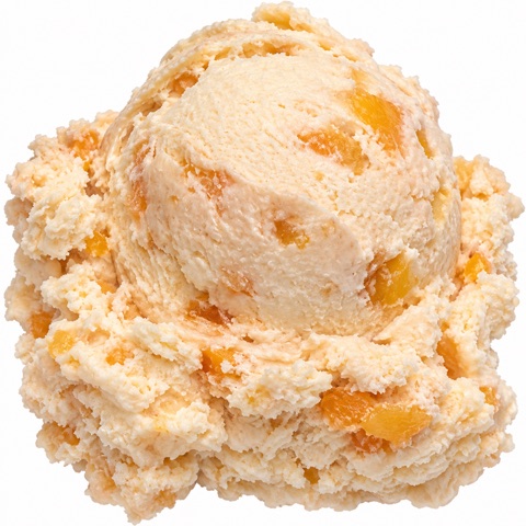 Tipsy Peach ice cream scoop